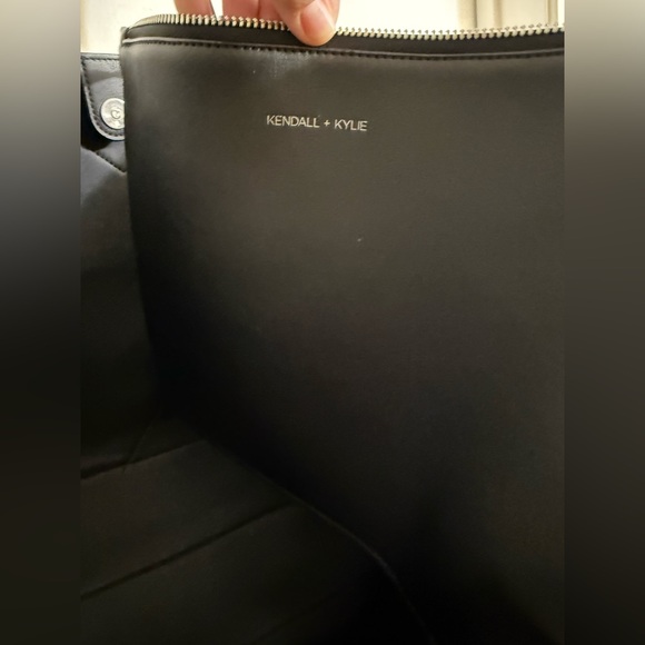 Kendall and Kylie Black and Silver Izzy Star Large Tote Bag - Picture 9 of 9